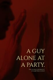 A guy alone at a party.